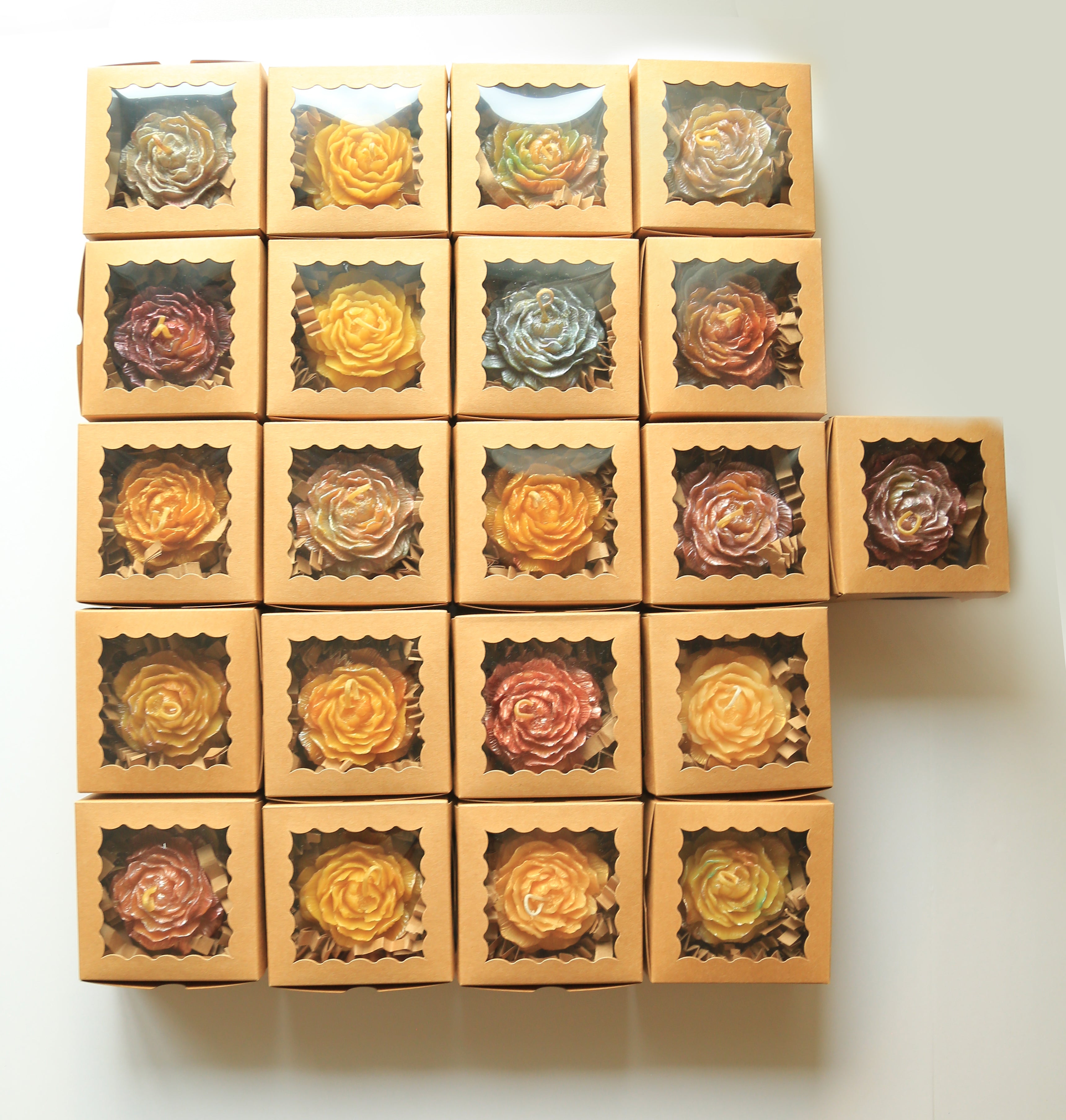 Rose Candle I 100% Beeswax