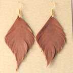 Feather earrings