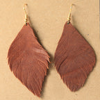 Feather earrings