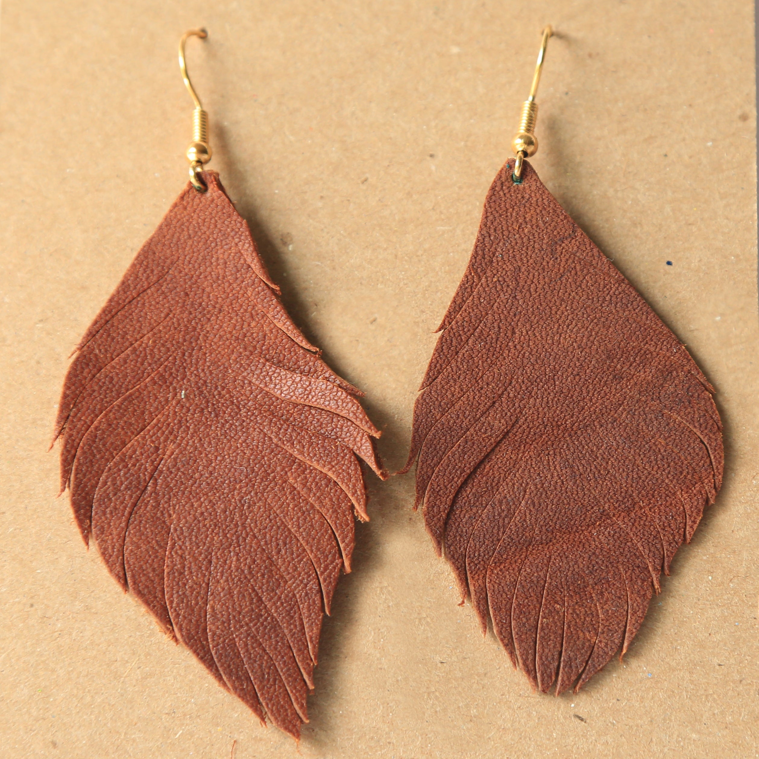 Feather earrings