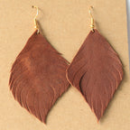 Feather earrings