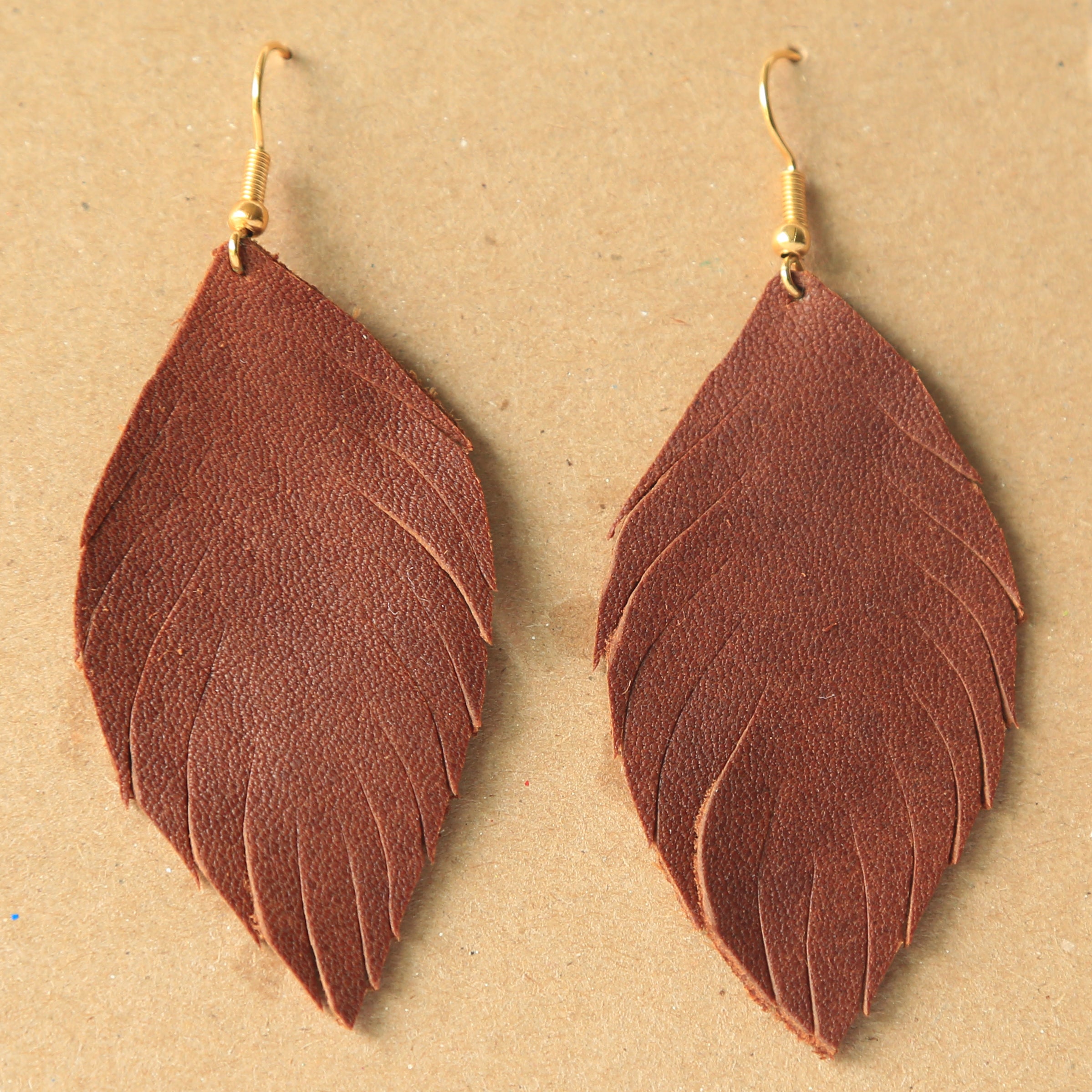 Feather earrings