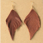 Feather earrings